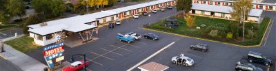 Sapphire Motel aerial view